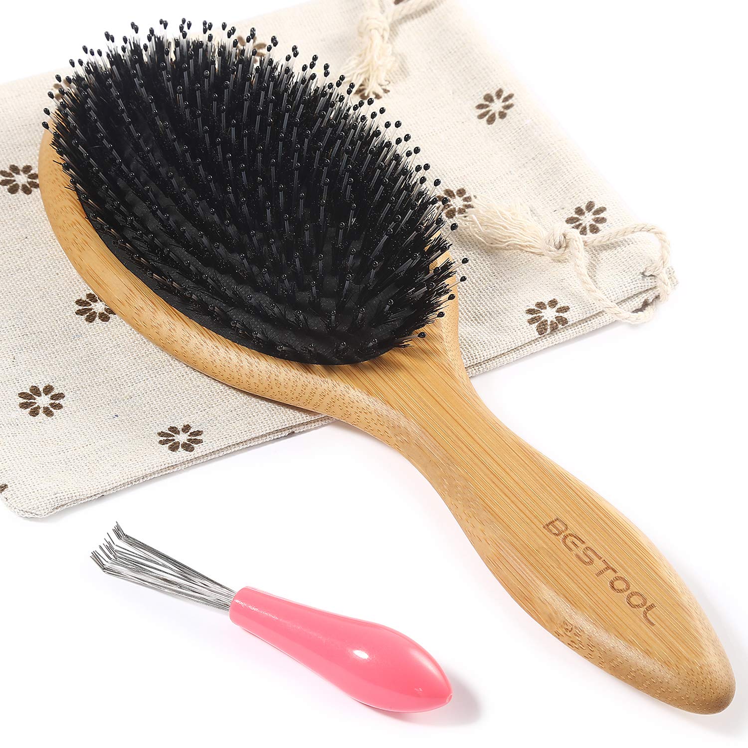 Boar bristle brush