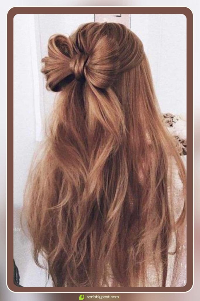 Bow Half-Up Hairstyle