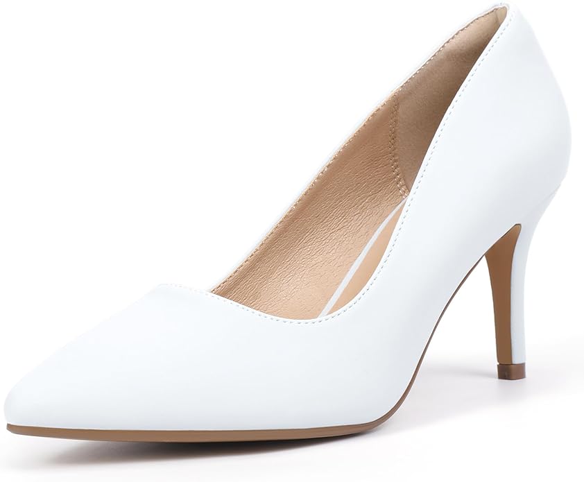 Bridal heels pointed toe stiletto