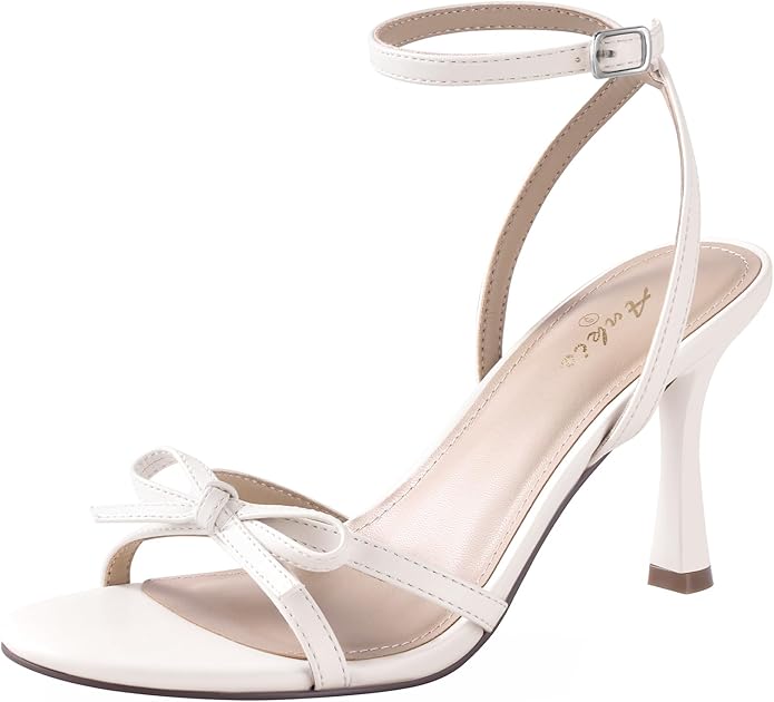 Bridal sandals strappy heeled