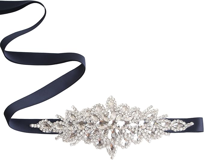 Crystal bridal belt for ball gown