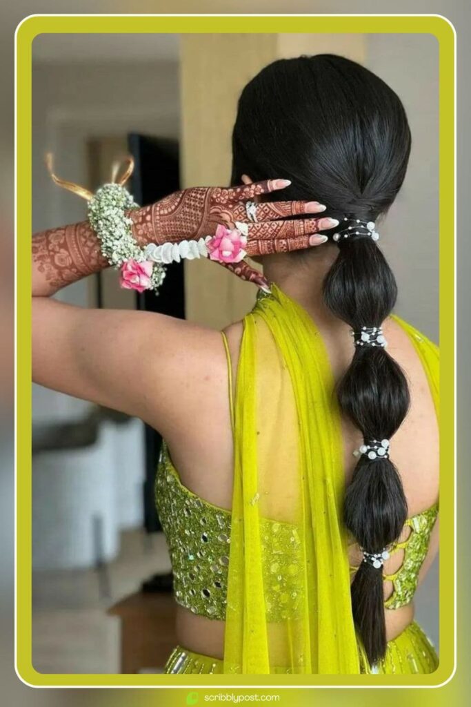 Sleek Bubble Ponytail