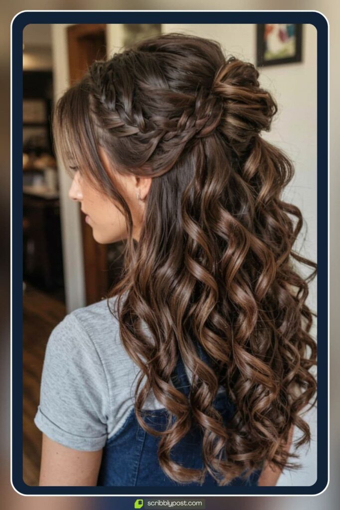 Textured Twist with Curls