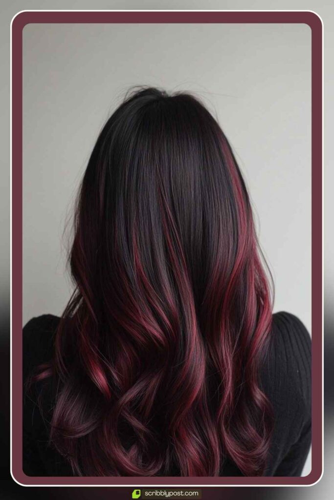 Black Cherry Red Waves