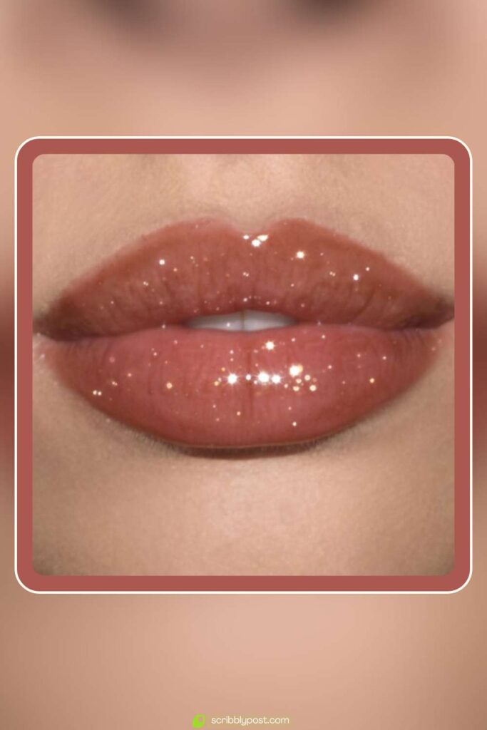 Caramel Nude Sparkle Lip Combo