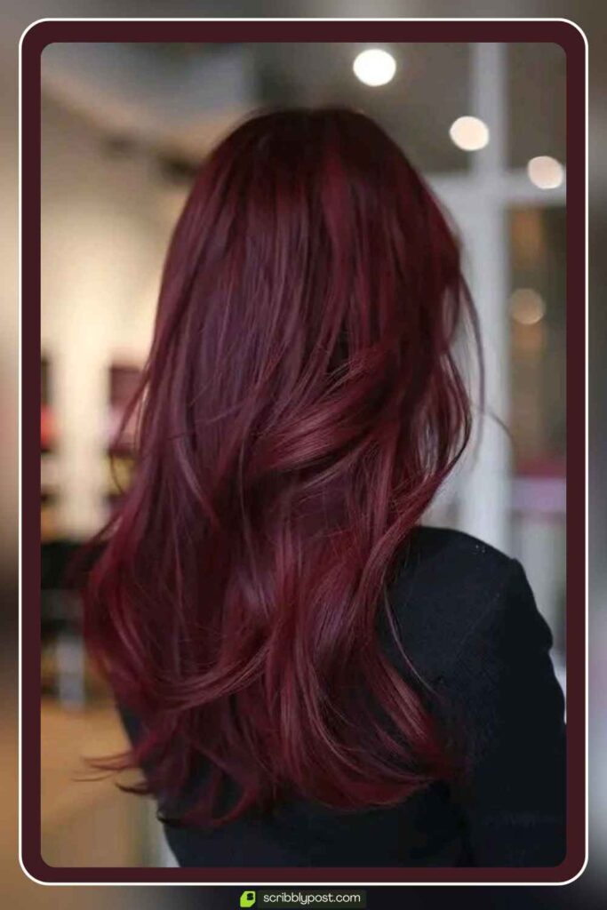 Plum Wine Layered Waves