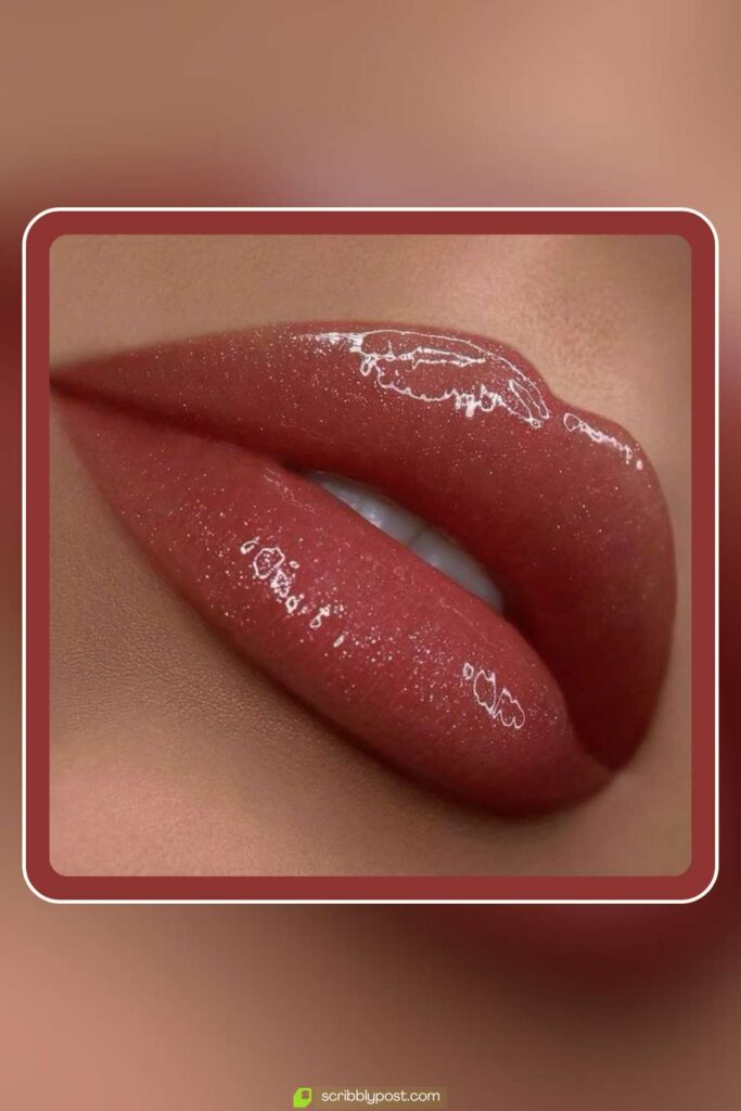 Rose Brown Gloss Lip Combo