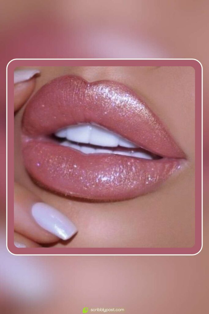 Shimmery Nude Pink Lip Combo