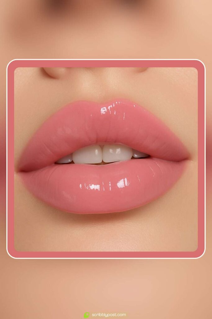 Soft Baby Pink Gloss Lip Combo