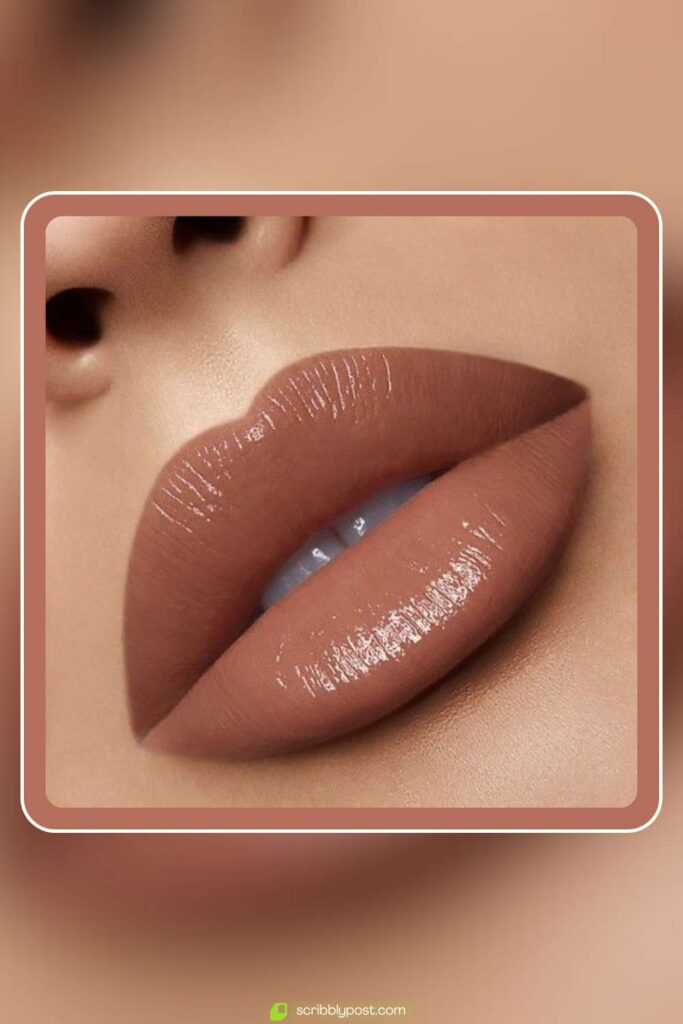 Warm Brown Nude Gloss Lip Combo