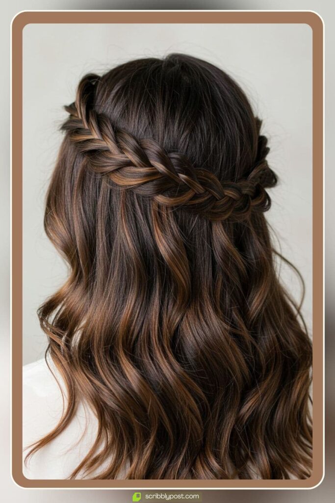 Braided Crown Hairstyle 