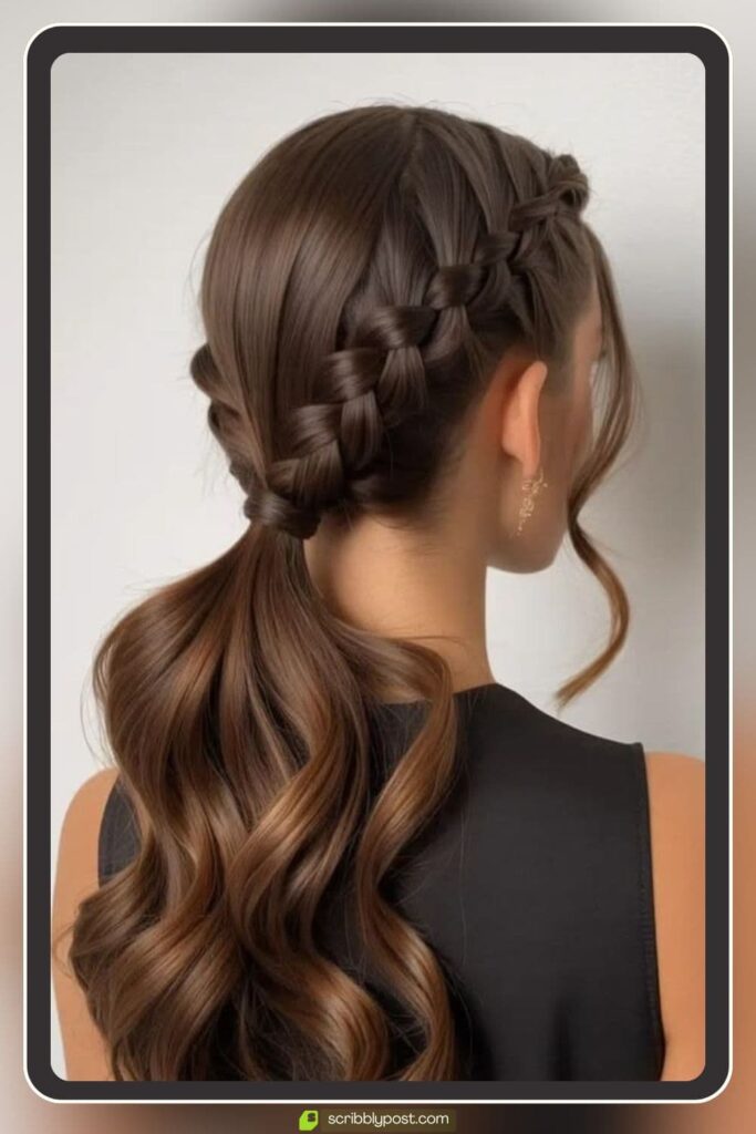 Braided Ponytail Hairstyle 