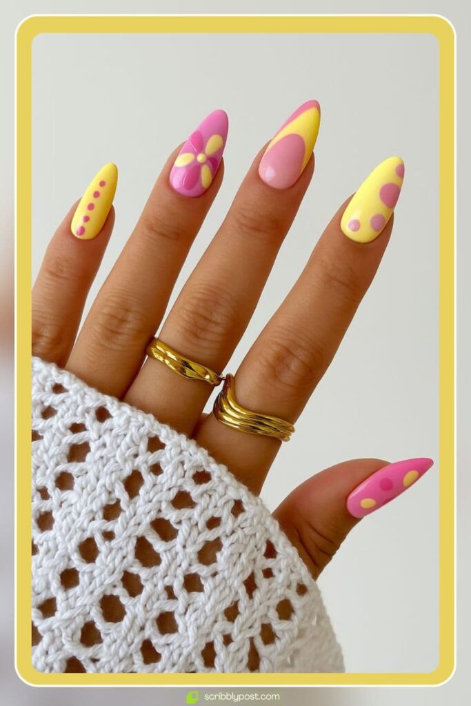 Neon Bright Nails