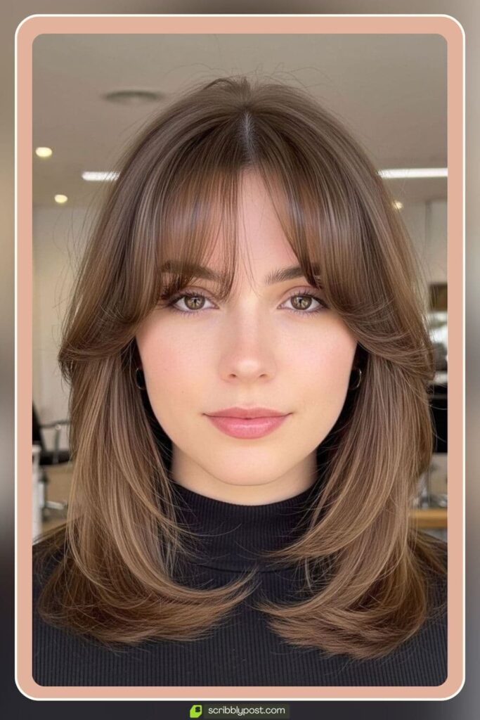 Curtain Bangs Hairstyle 