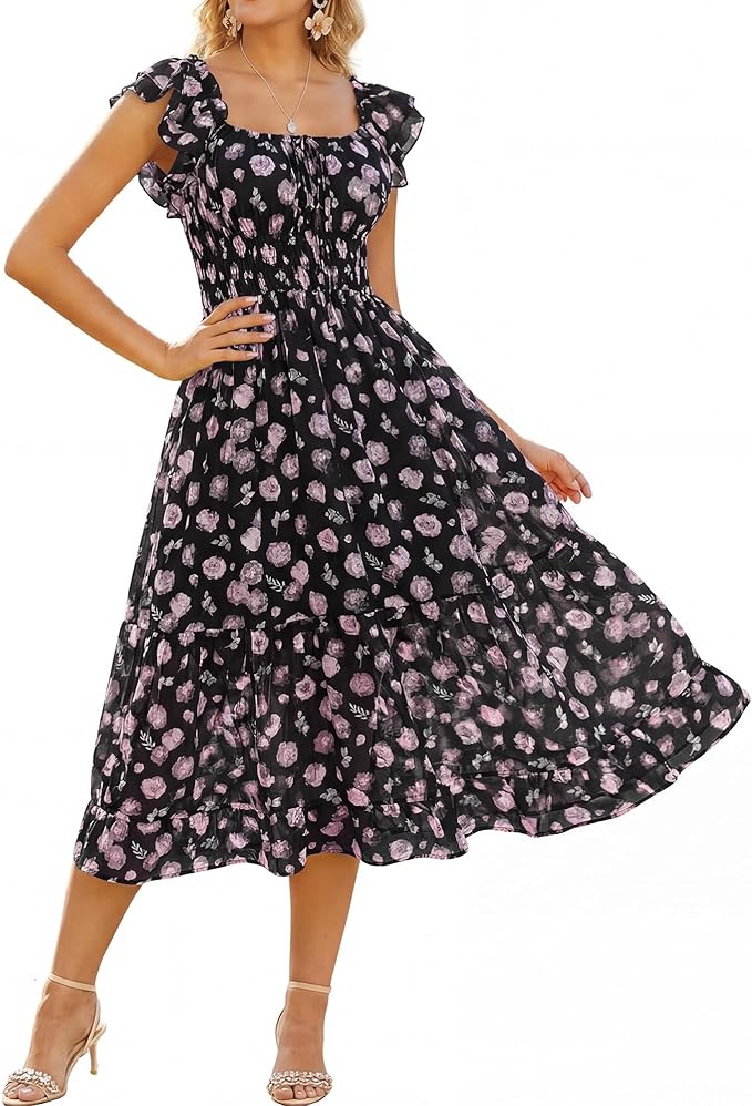 Floral Midi Dress