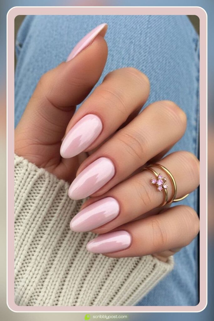 Milky Pink Nails