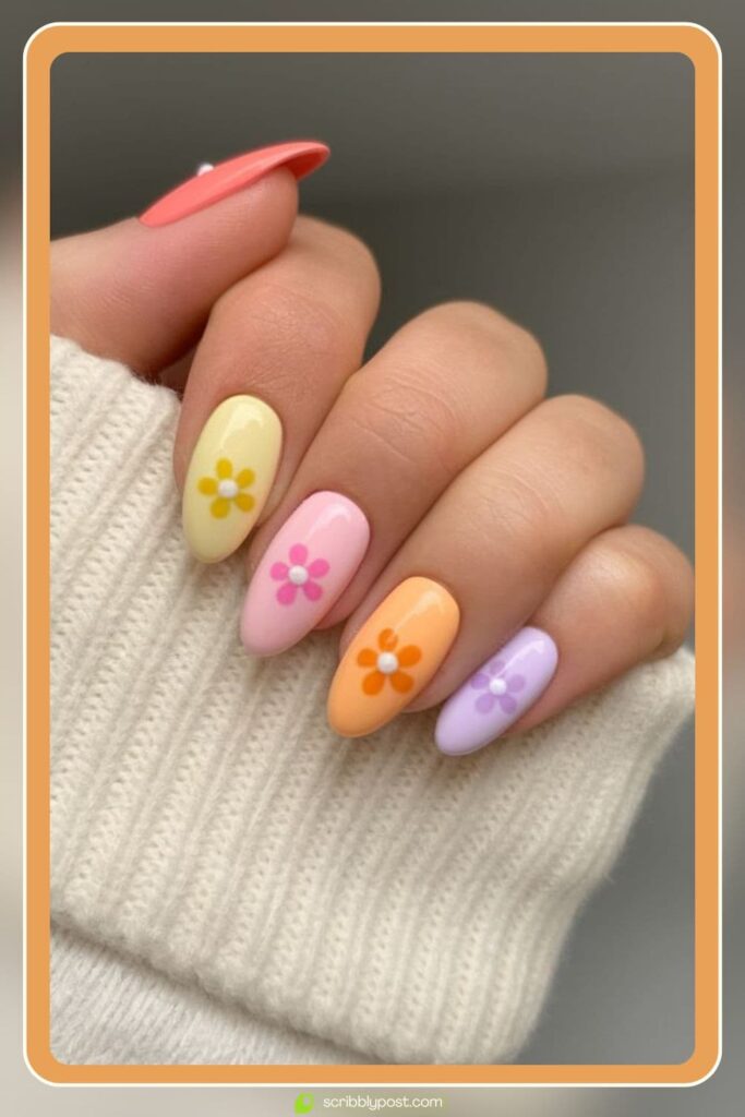 Multi-Color Nails