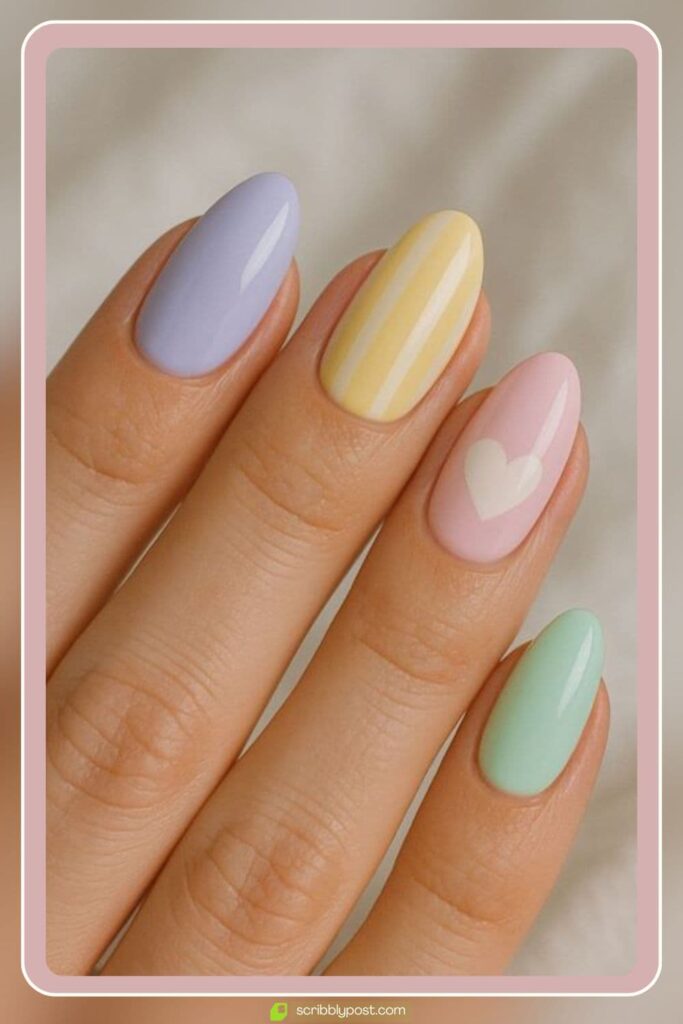 Soft Pastel Nails