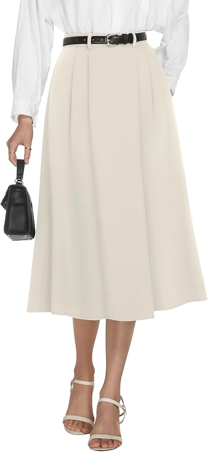 A-line Midi Skirt