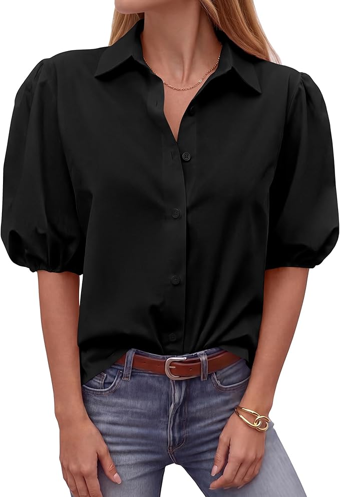 Black Button Down Shirt
