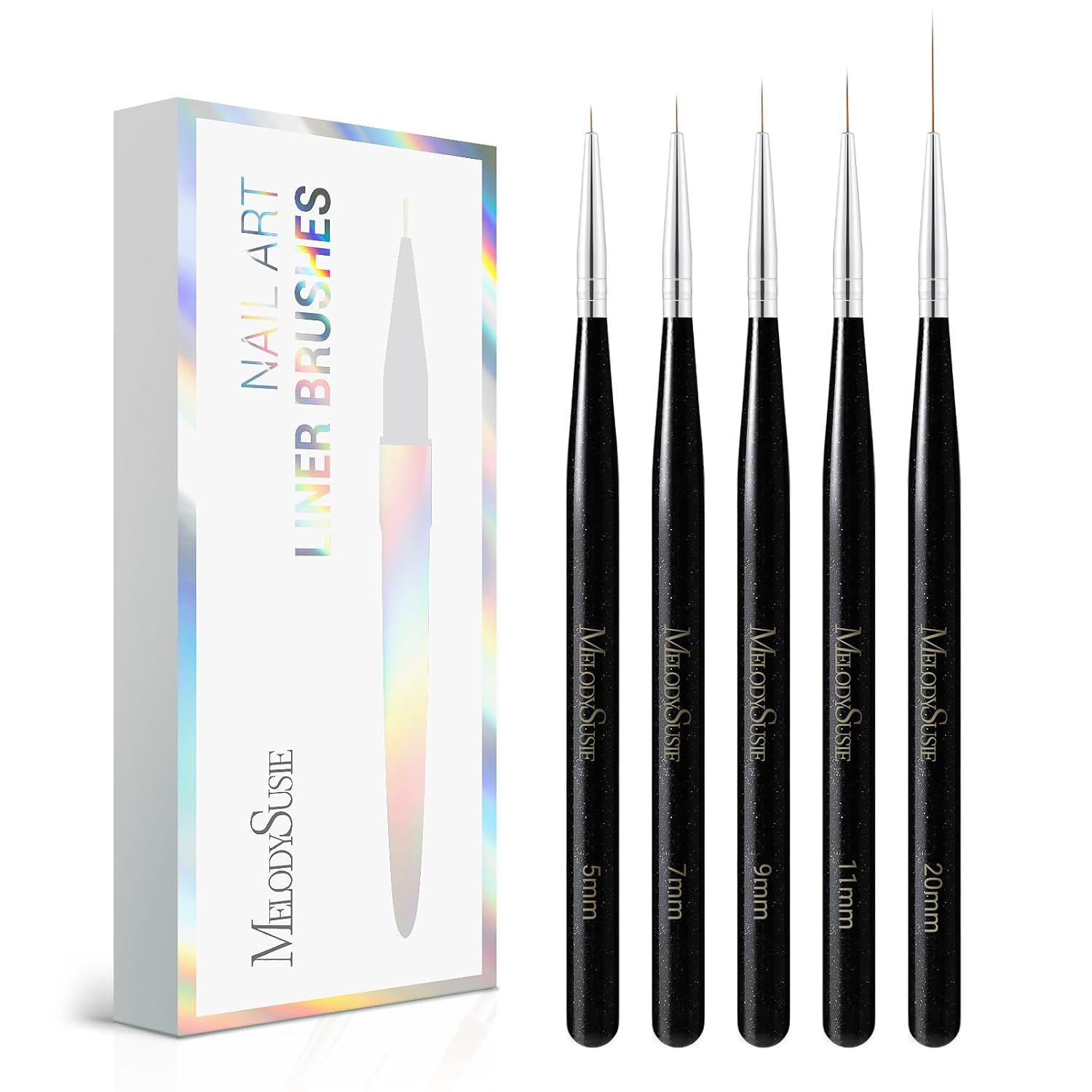 Black Nail Art Liner Brush