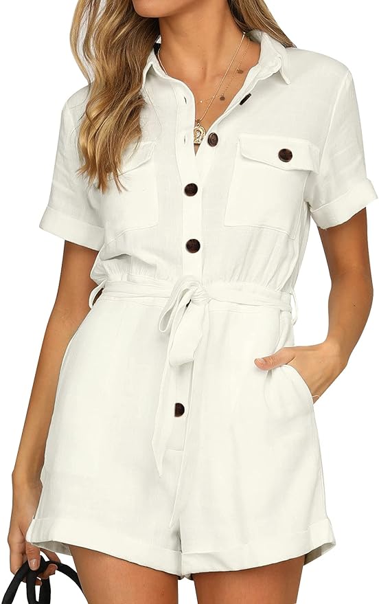 Button Down Romper