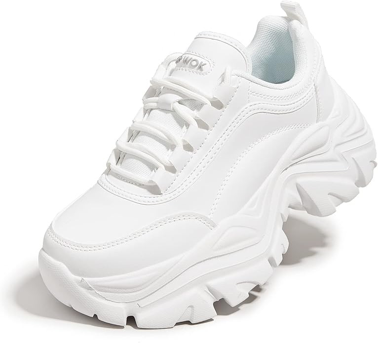 Chunky White Sneakers