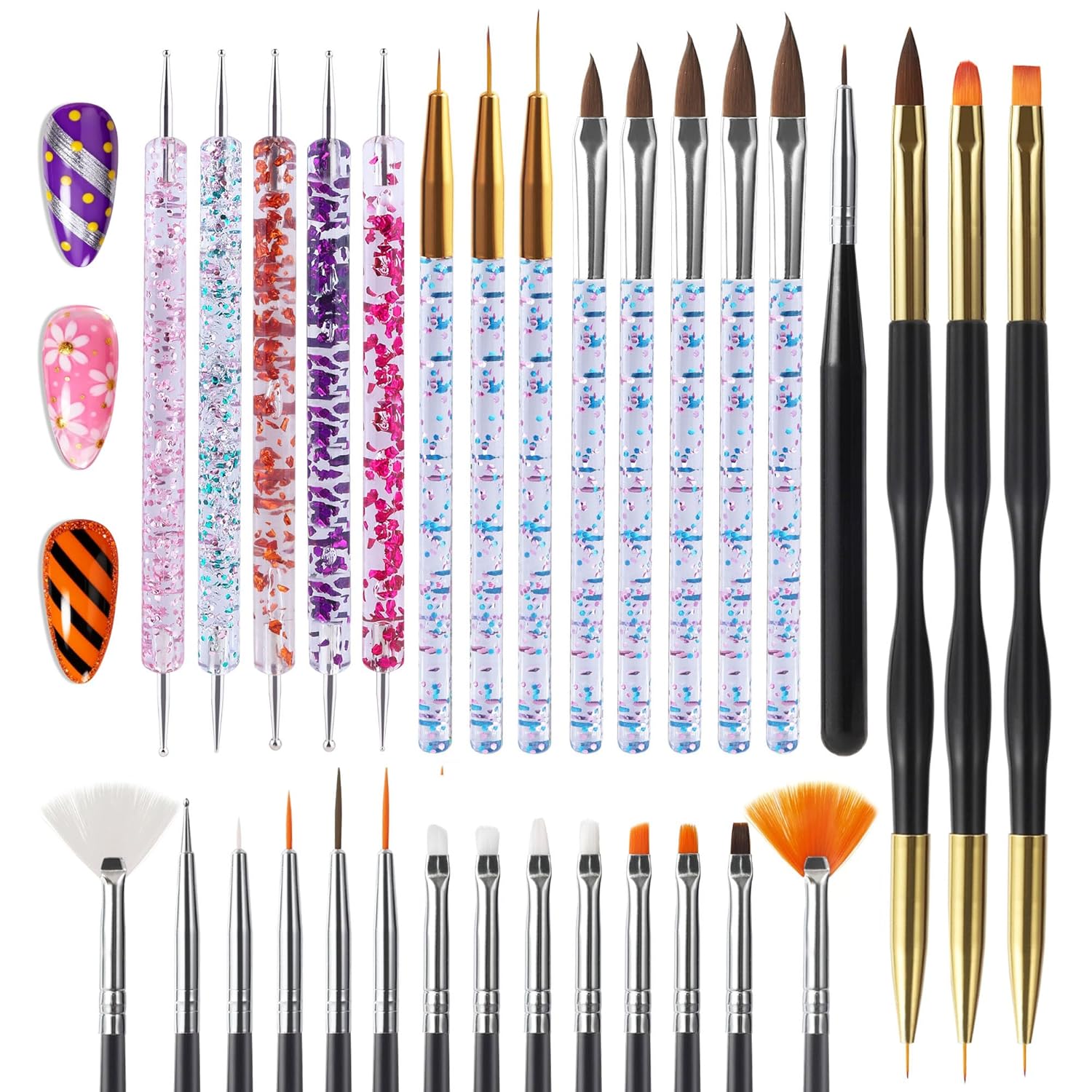 Fine Nail Art Brush Set