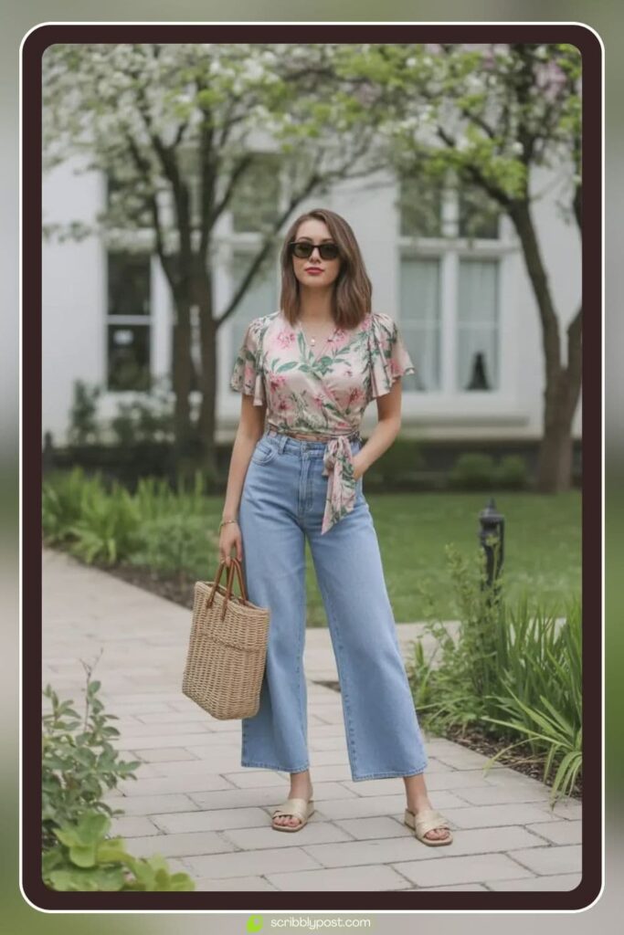 Floral Denim