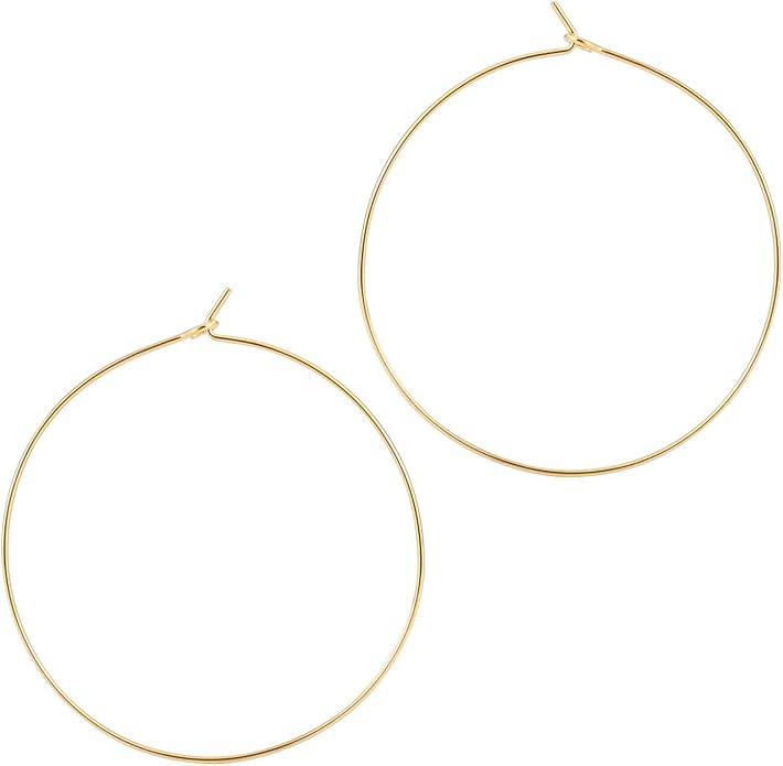 Gold Minimal Hoop Earrings