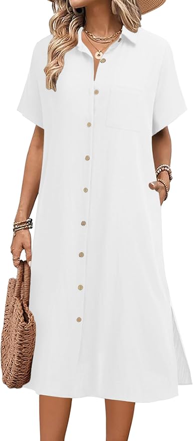 Linen Shirt Dress