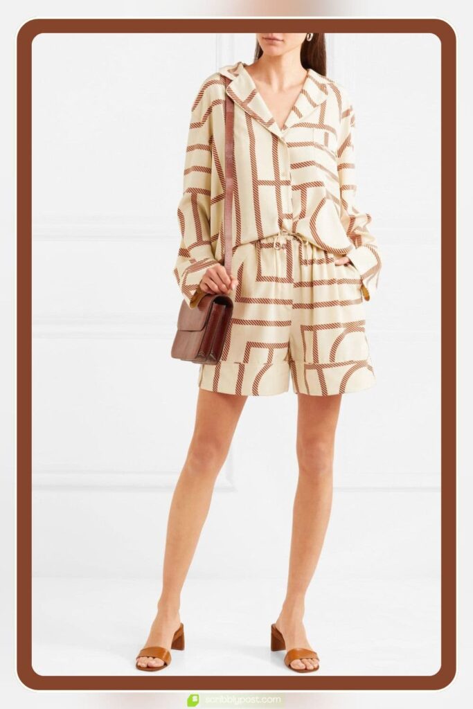Matching Shorts Co-ord Set + Mules