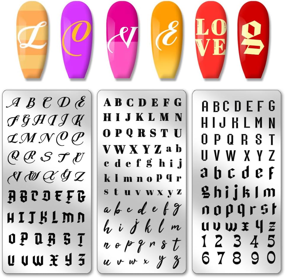 Nail Number Stamp Kit