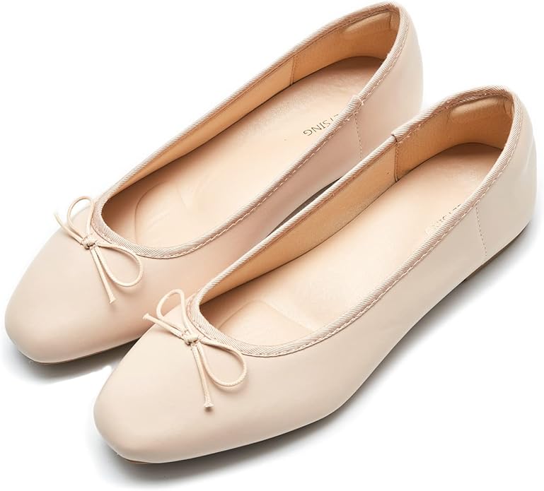 Nude Ballet Flats