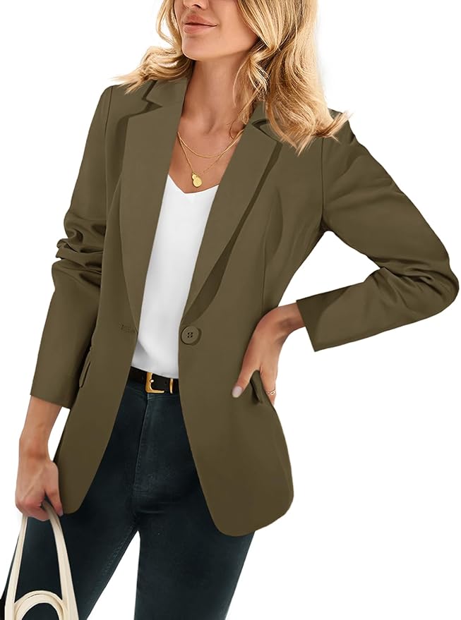 Olive Oversized Blazer