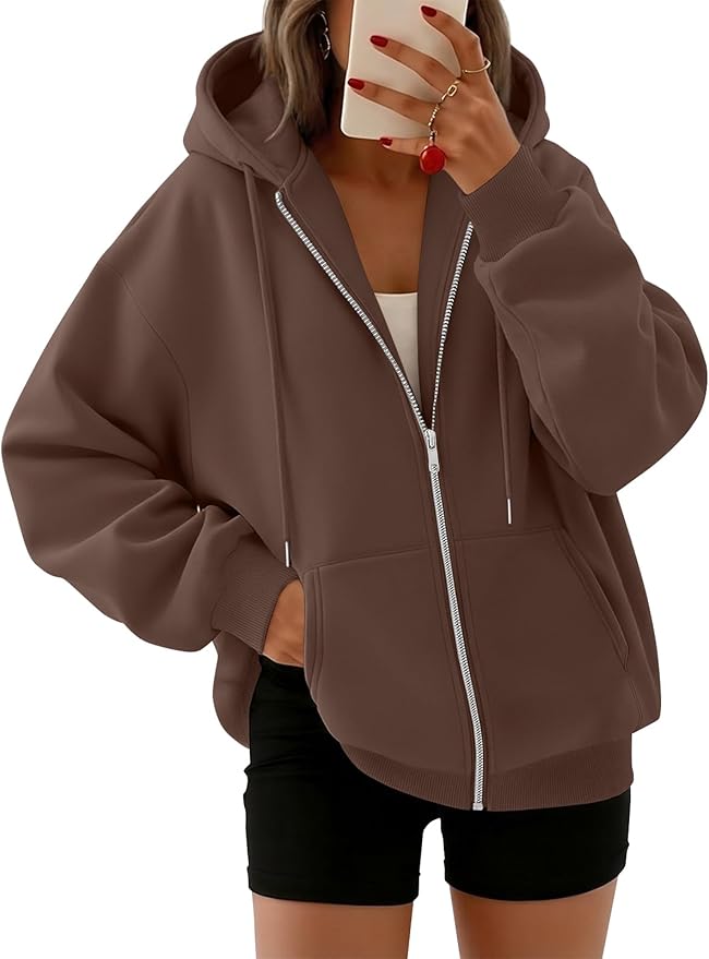 Oversized Zip Hoodie