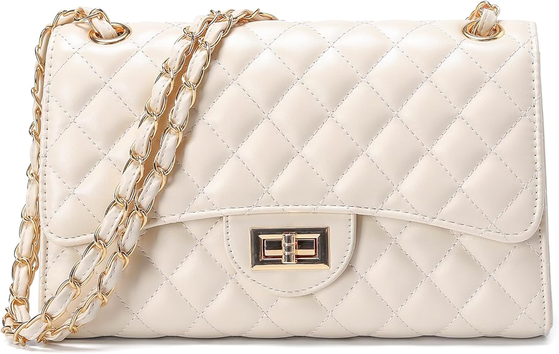 Quilted Chain Crossbody Bag