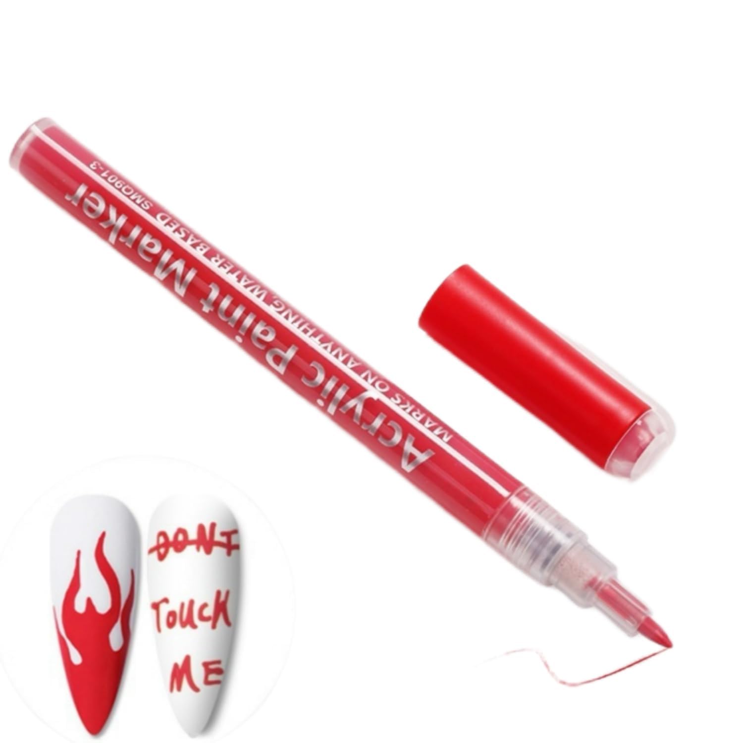 Red Nail Art Detailing Pen