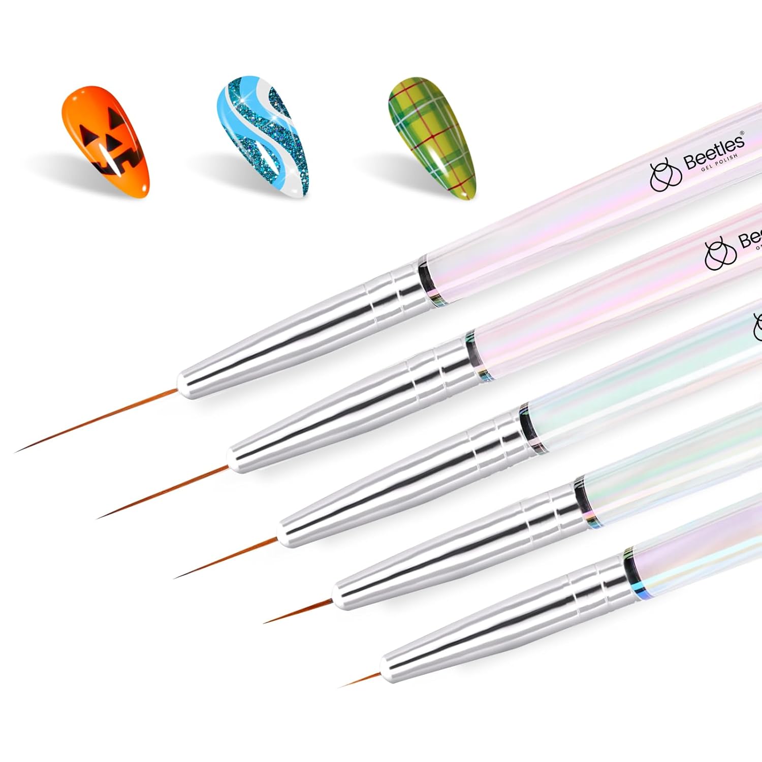 Red Nail Art Liner Brush