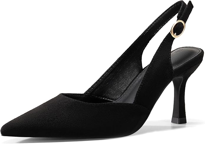 Slingback Kitten Heels
