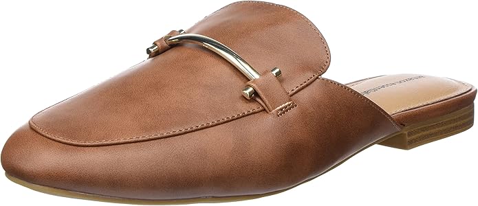 Slip On Buckle Mule