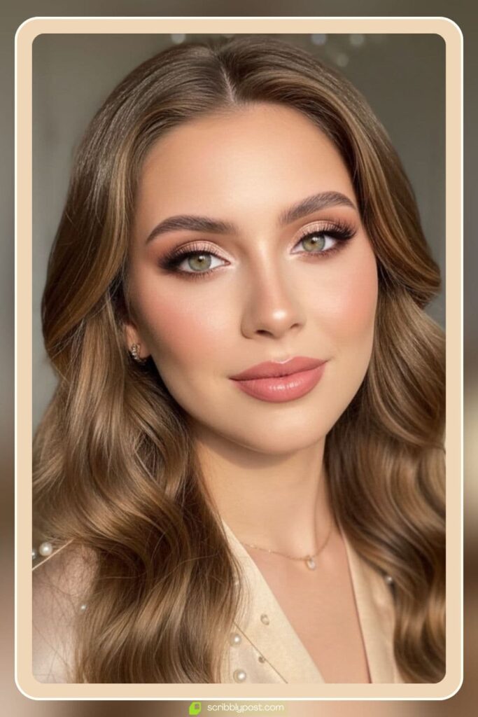 Soft Glam Guest Wedding Makeup