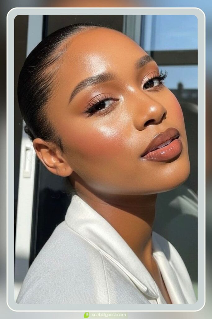 Soft Glam for Dark Skin