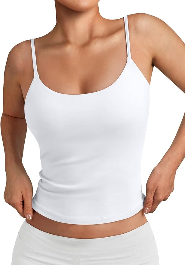 White Scoop Neck Camisole