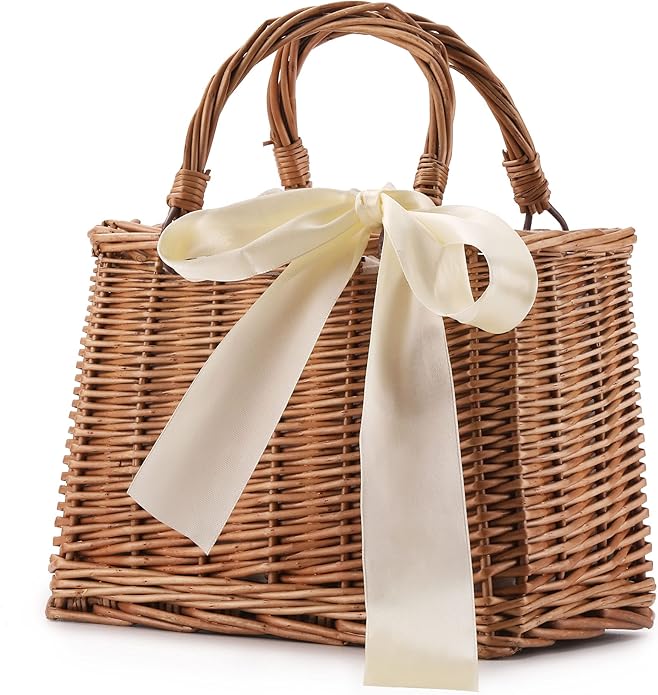 Woven Basket Bag
