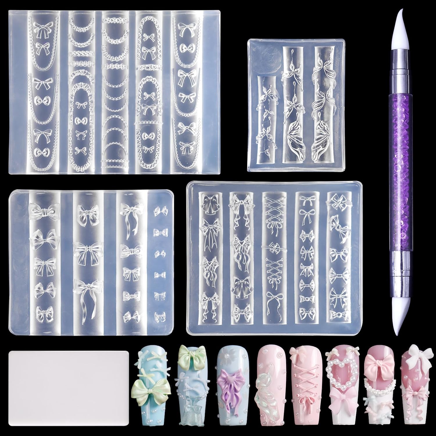 3D Nail Bow Sculpting Gel