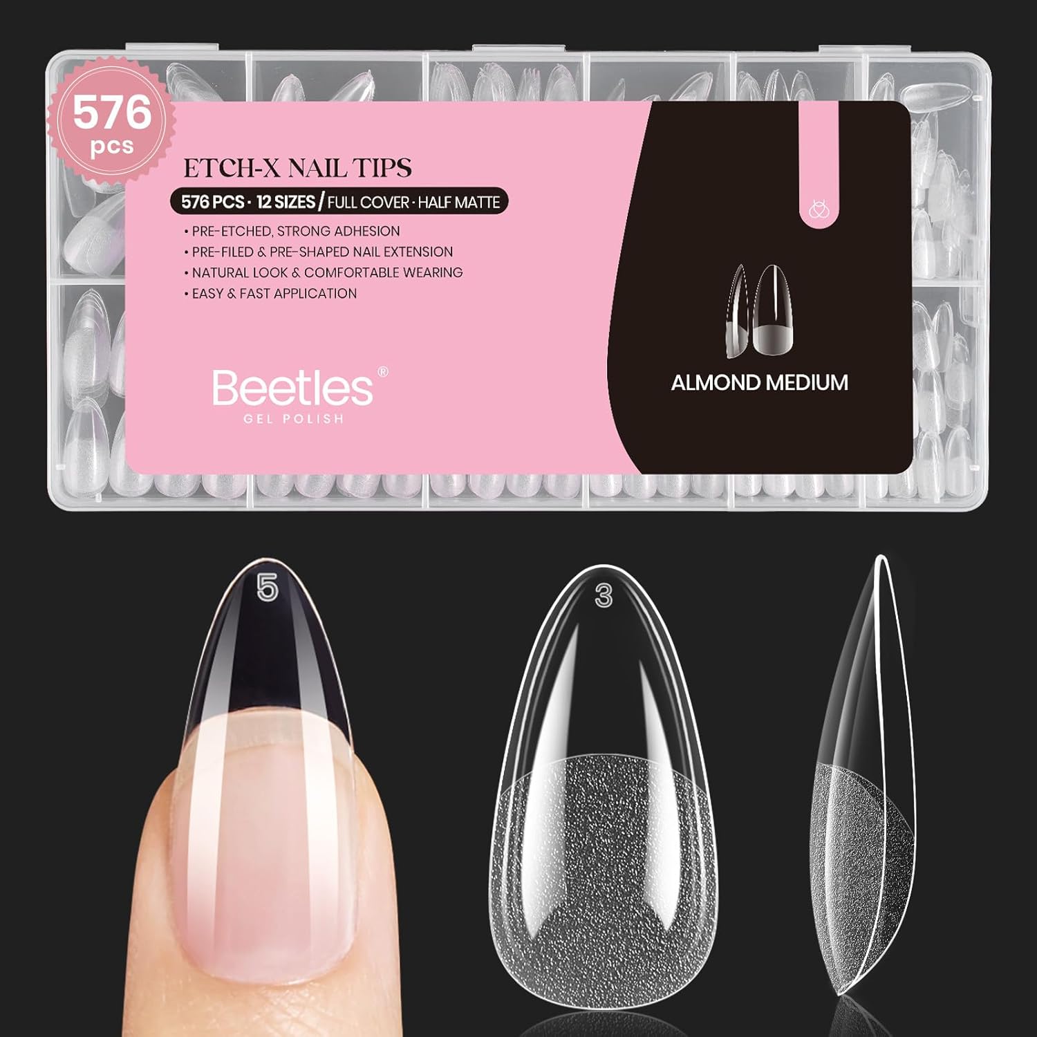 Almond Nail Tips