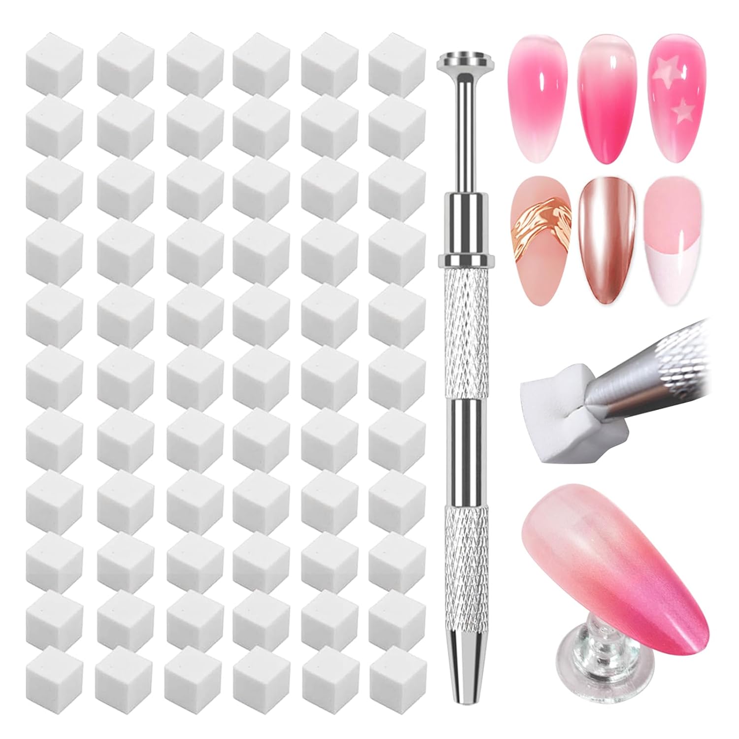 Aura Nail Sponge Brush