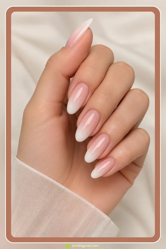 Baby Boomer Ombre Tips