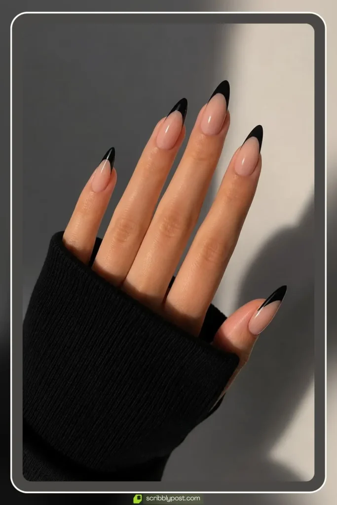 Black French Tips